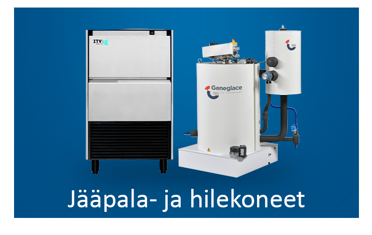 Jääpala- ja hilekoneet