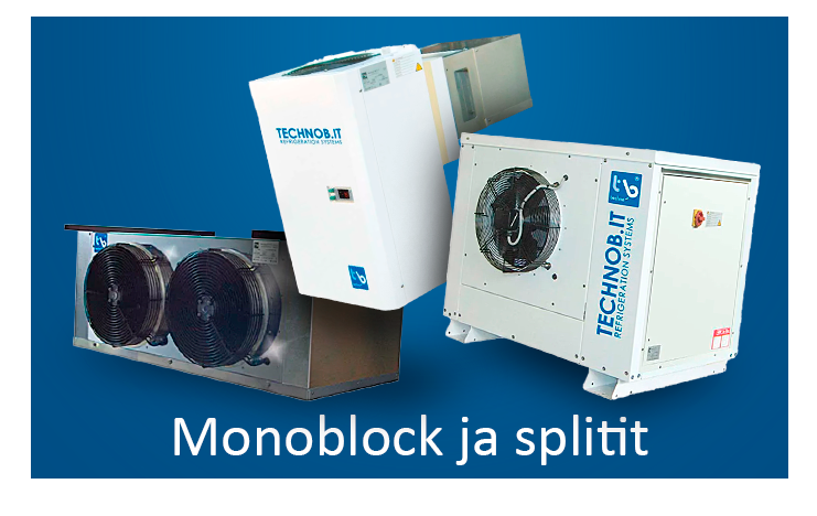 Monoblock ja splitit